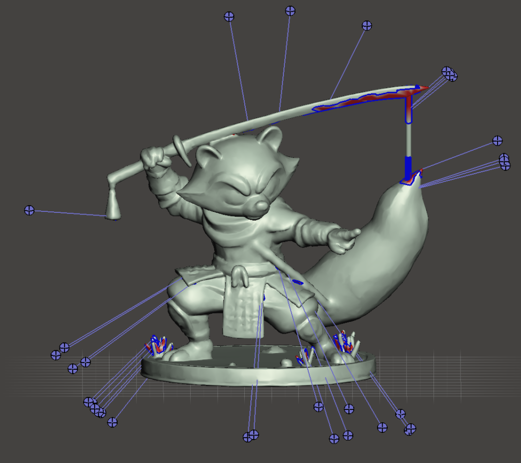 3D File analyses using Meshmixer
